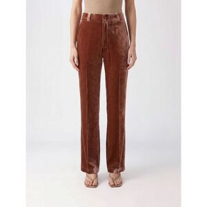 High-Waisted Skinny Trousers La Doublej In Velvet With Slant Pockets